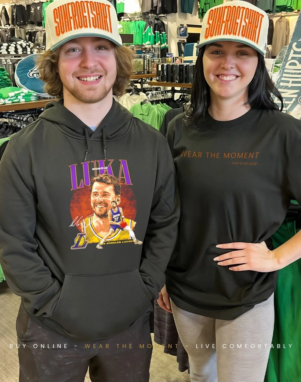 Luka Doncic Los Angeles Lakers Dual signature shirt