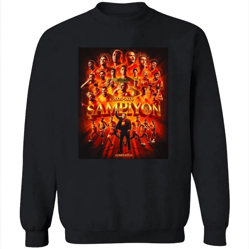 Galatasaray win 26th Turkish Süper Lig Sampiyon 2025-2026 Shirt