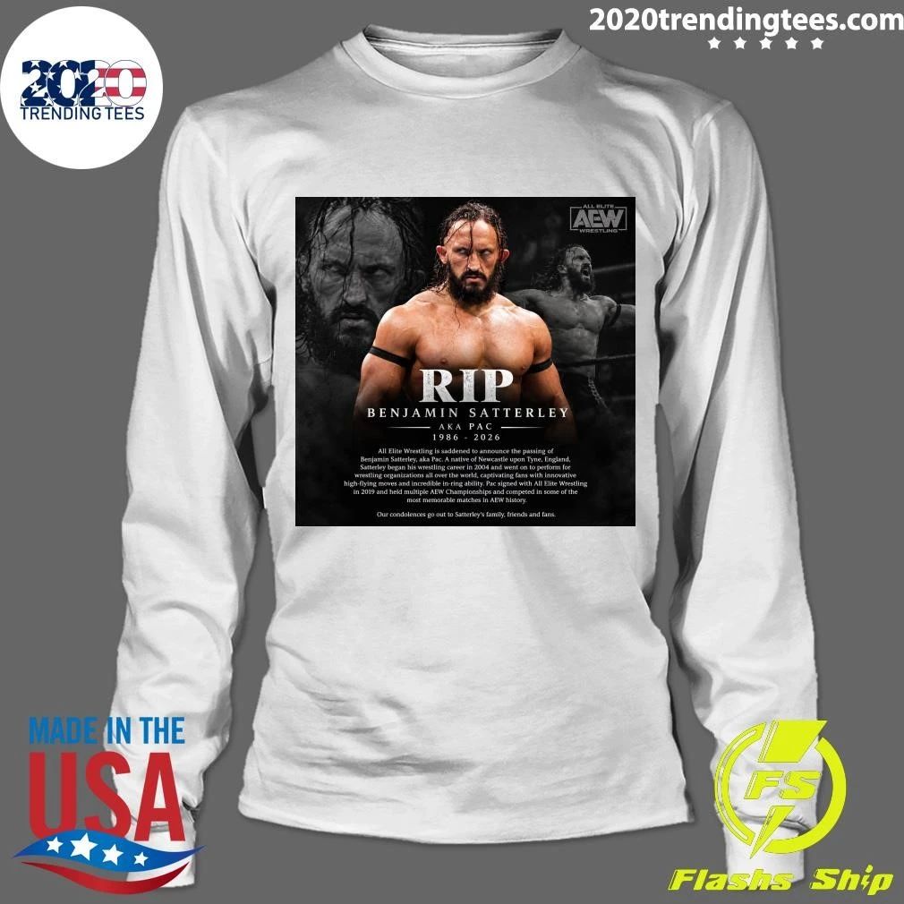 Rip Benjamin Satterley Aka Pac 1986-2026 Shirt