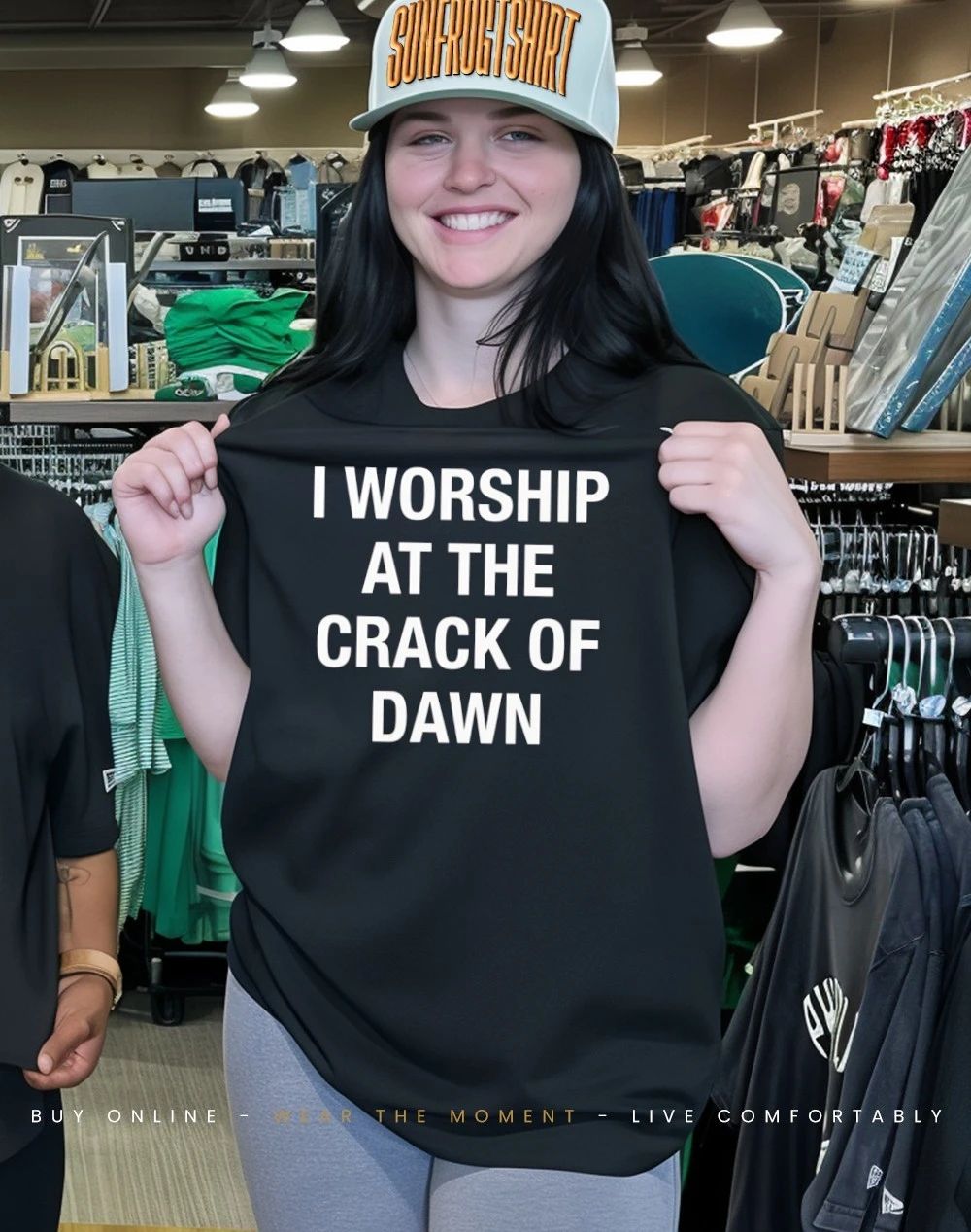 I worship at the crack of dawn classic shirt