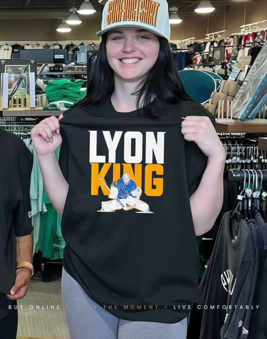Alex Lyon Buffalo Sabres The Goalie King shirt