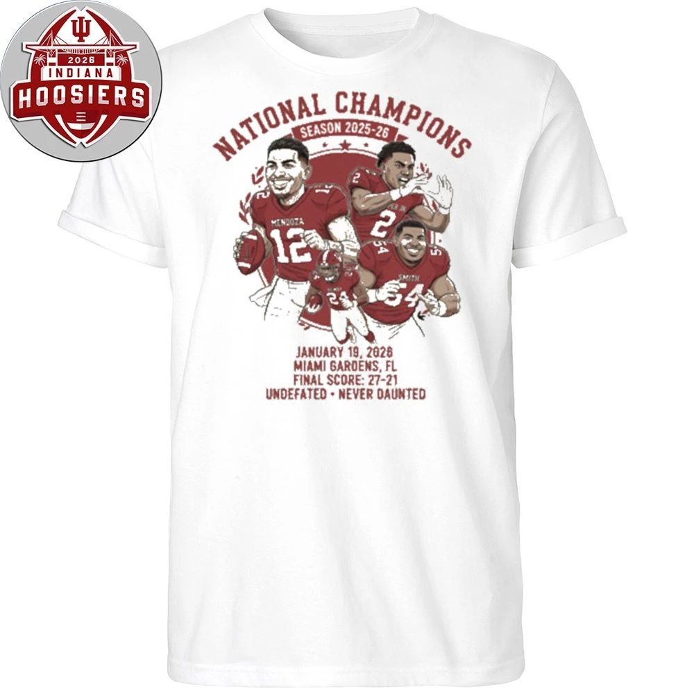 Indiana Big Ten 10 Championship 2026 Shirt – IU Hoosiers CFP Football Champions Hoodie T-Shirt