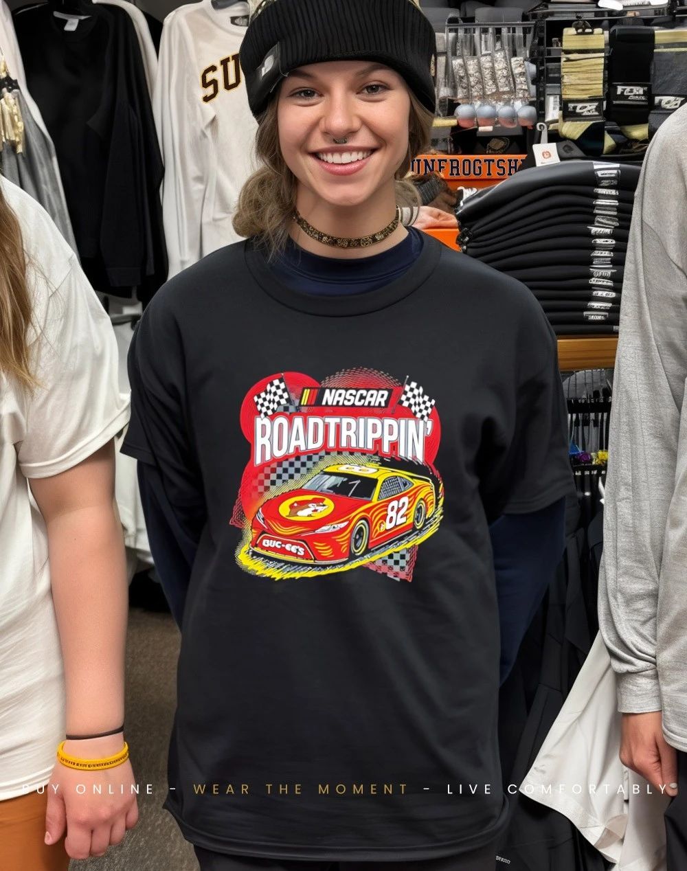Nascar Road Trippin 82 Buc-ee’s shirt