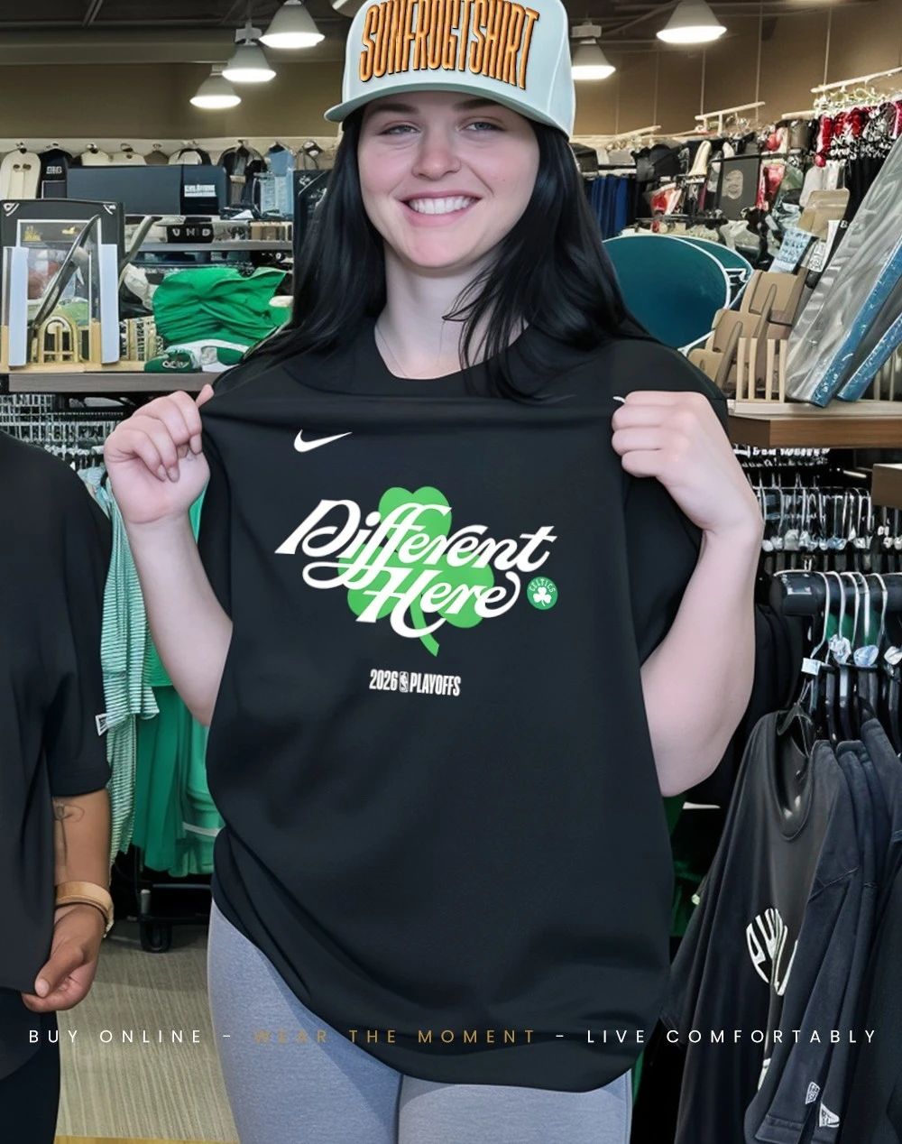 Different Here 2025-26 NBA Playoffs Boston Celtics shirt