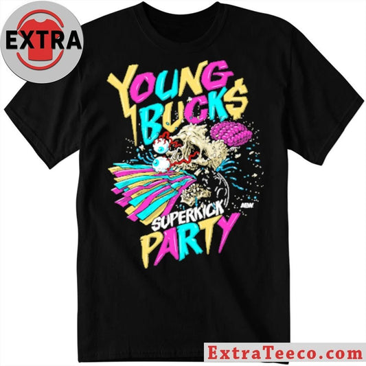 Young Bucks Superkick Party Aew Tee Unisex T-shirt, Sweatshirt, Hoodie (1)