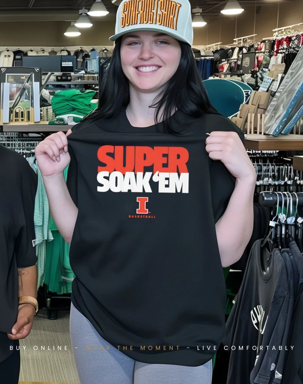Illinois Basketball Super Soak ‘Em 2026 logo shirt