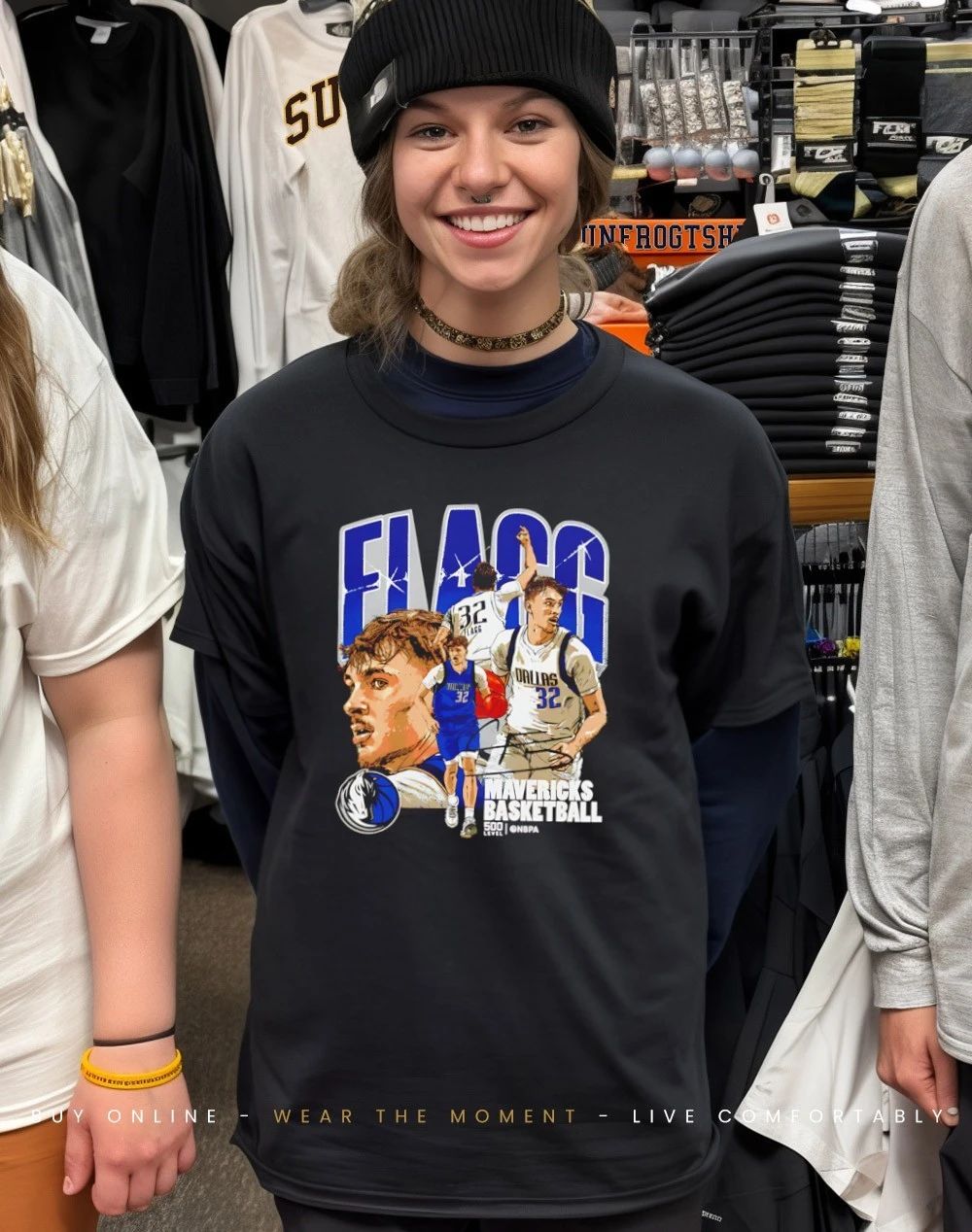 Cooper Flagg Dallas Mavericks Collage signature shirt