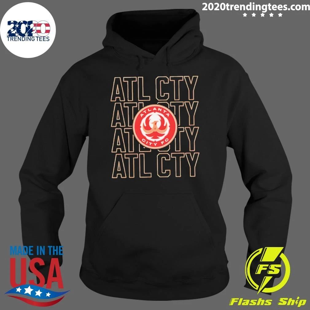 Atlanta City Fc Outline Repeat 2026 T-Shirt