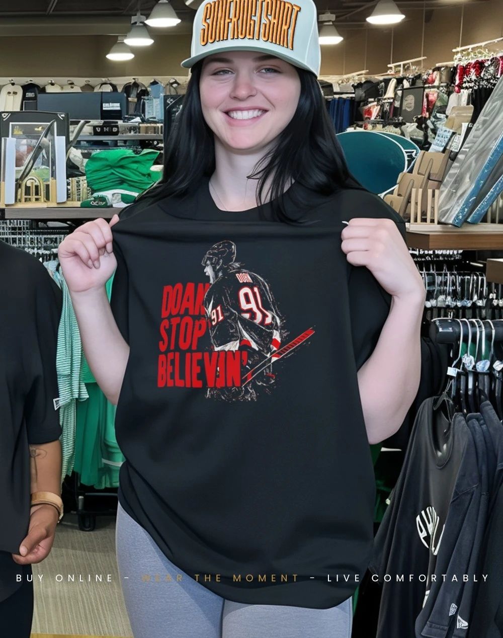 Doan Stop Believin’ Josh Doan Buffalo Sabres shirt