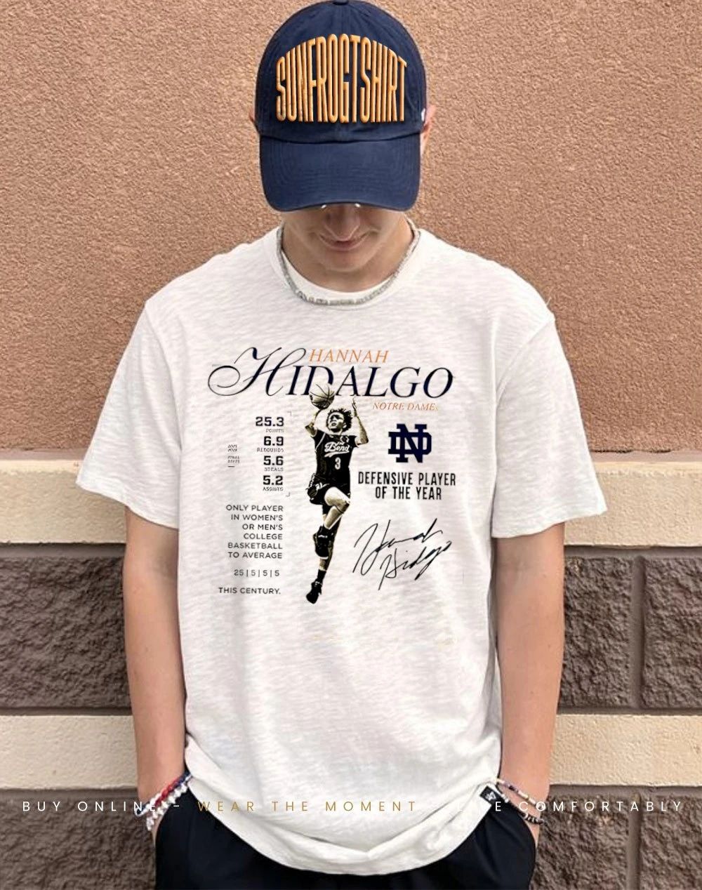 Hannah Hidalgo Defensive Player of the Year 2026 signature shirt