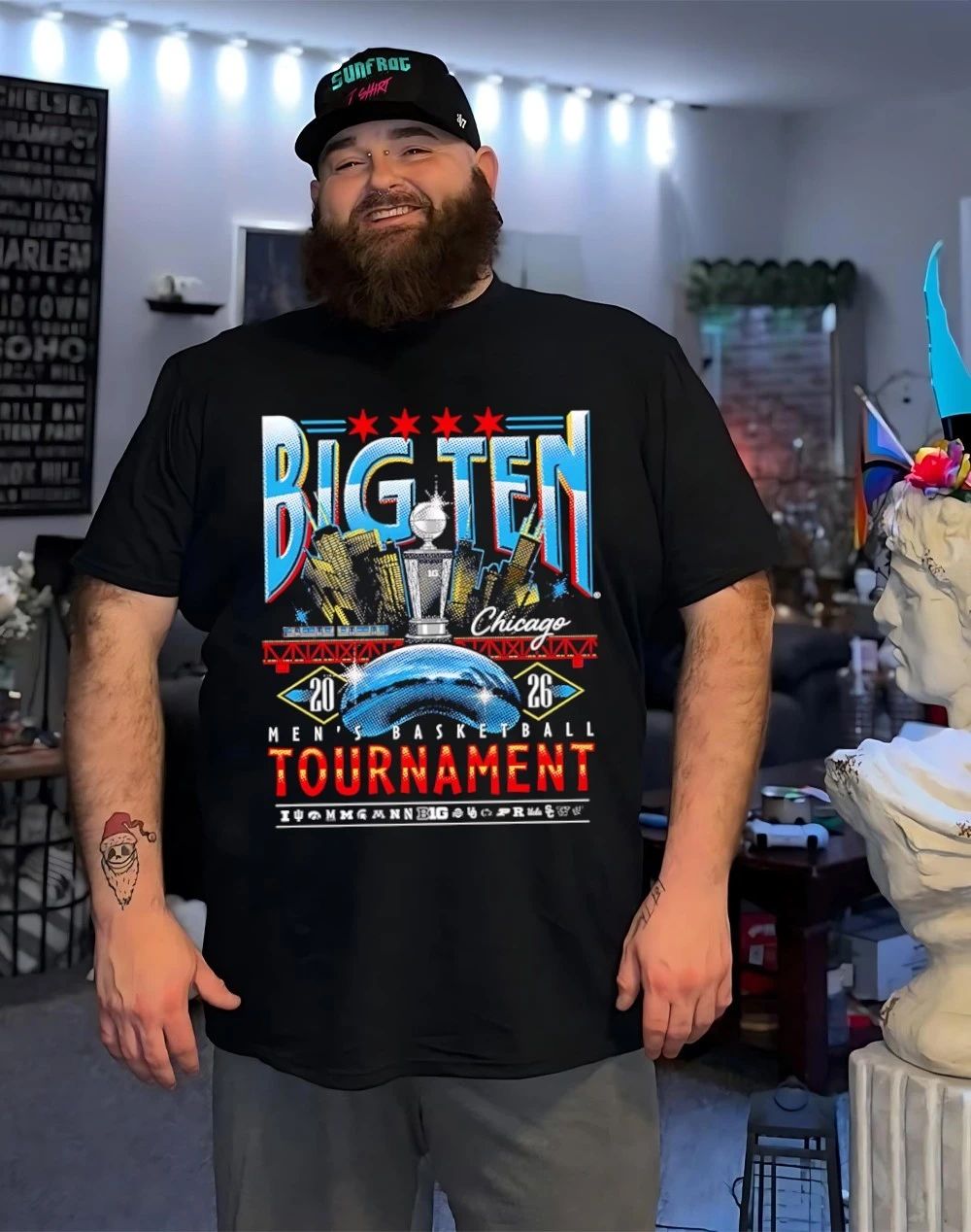 Big Ten Men’s Basketball Tournament 2026 Chicago Merch at United Center shirt