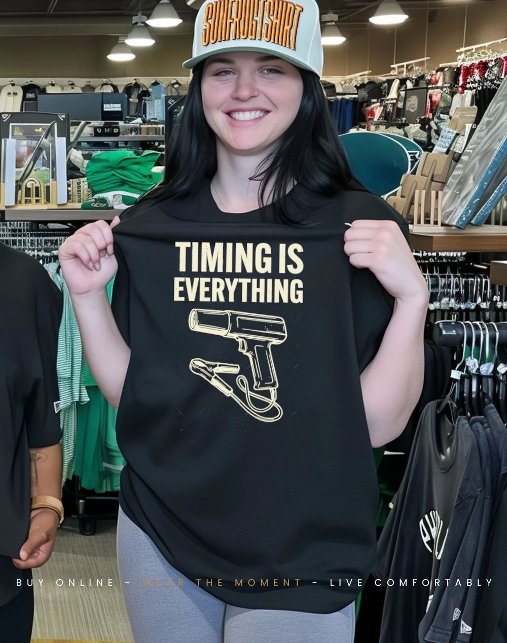 Timing is everything mechanic garage humor shirt