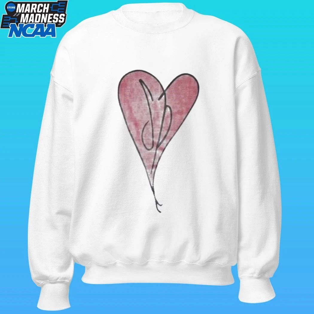 Jaden Mcdaniels Wearing Heart Shirt
