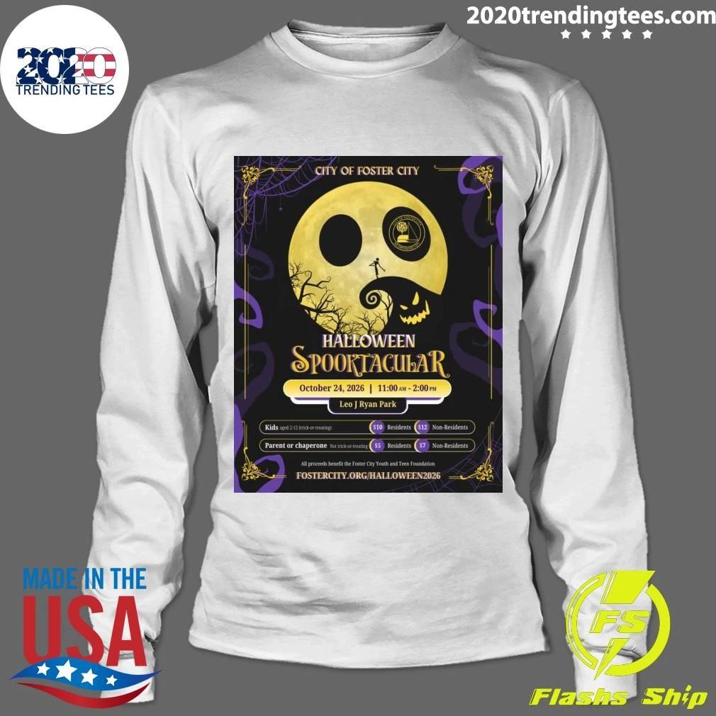Foster City’s 2026 Halloween Spooktacular Trick-Or-Treat Trail Shirt