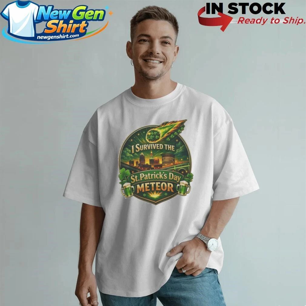 I Survived the St. Patrick’s Day Meteor Shirt – Ohio 2026