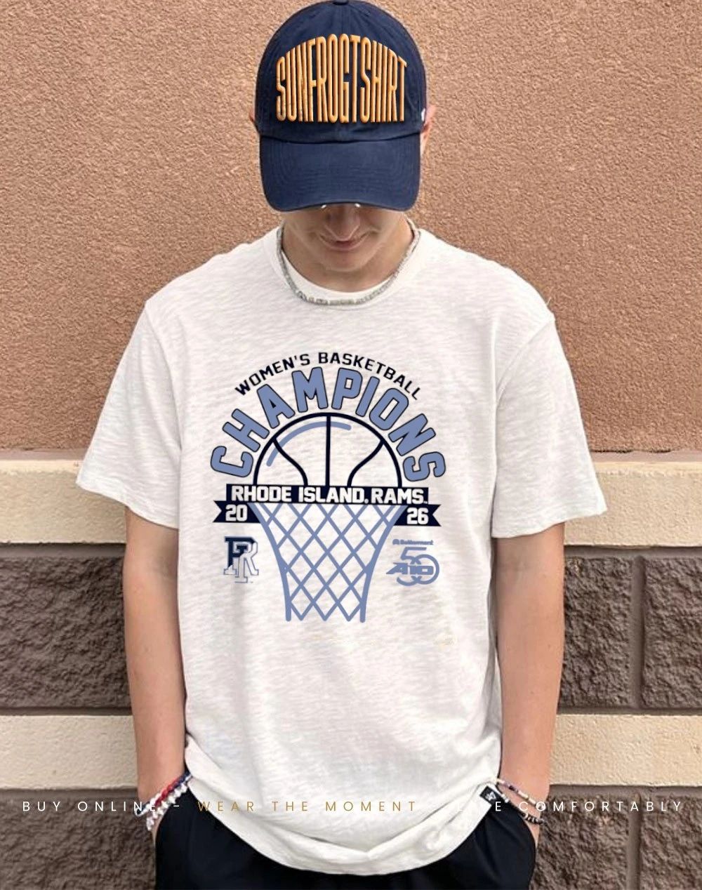 Rhode Island Women’s Basketball 2026 Atlantic 10 Tournament Champions logo shirt