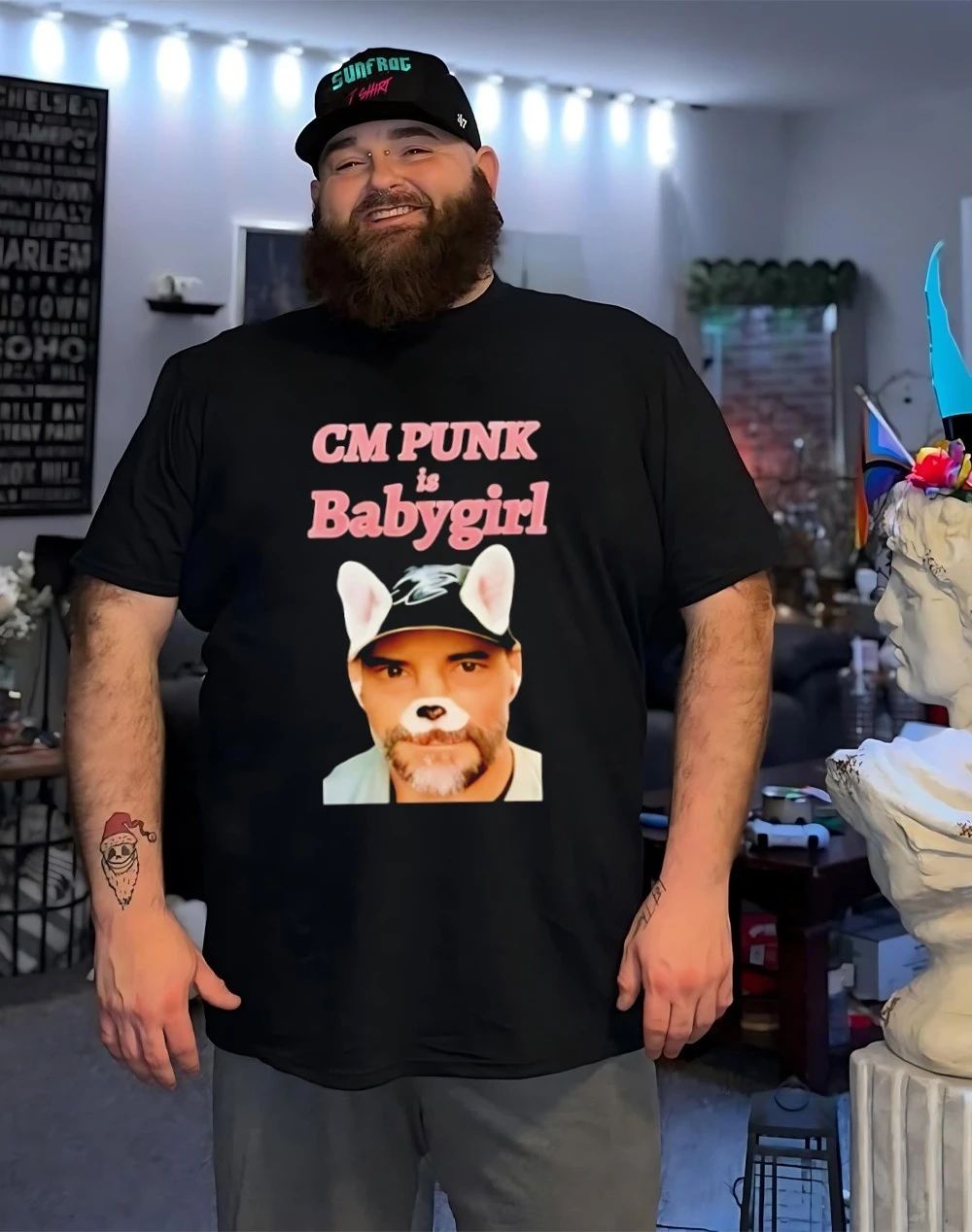 Punker CM Punk Is Baby Girl funny shirt