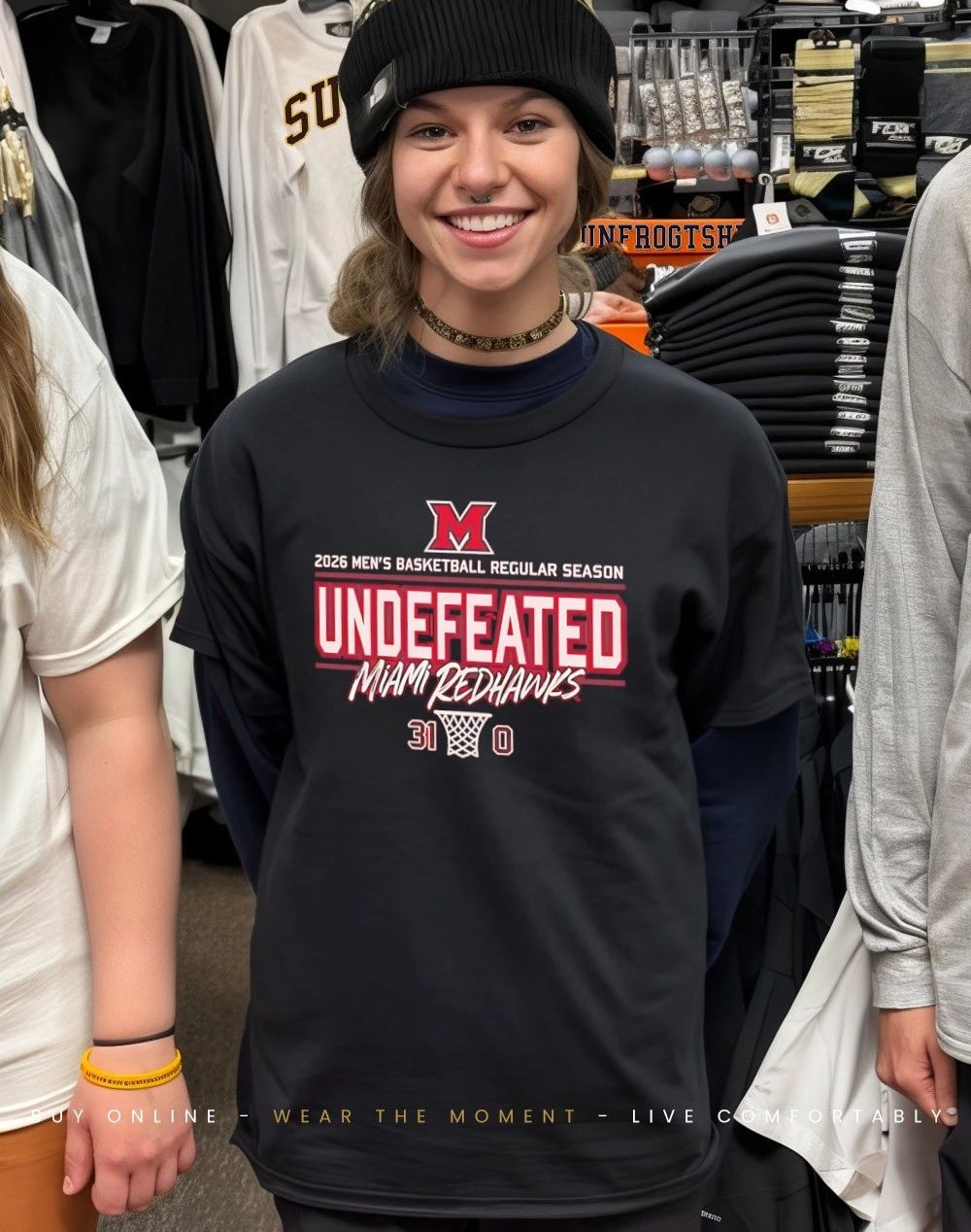 Miami RedHawks 2026 Men’s Basketball Undefeated Regular Season 31-0 score shirt