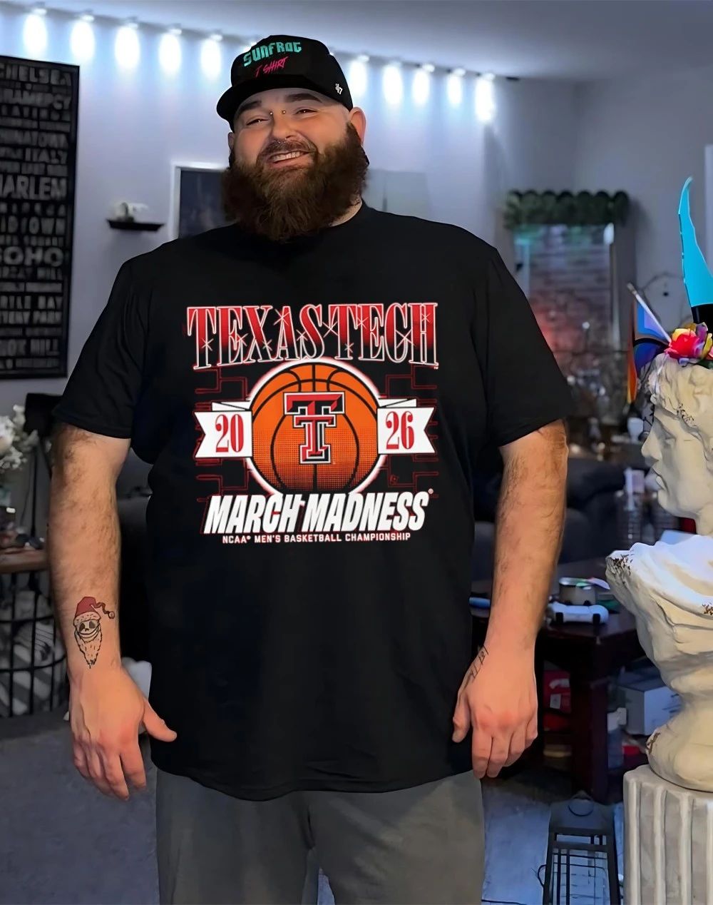 Texas Tech Red Raiders MBB 2026 March Madness logo shirt