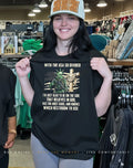 With the USA so divided I’m just glad to be on the side that believes in god shirt