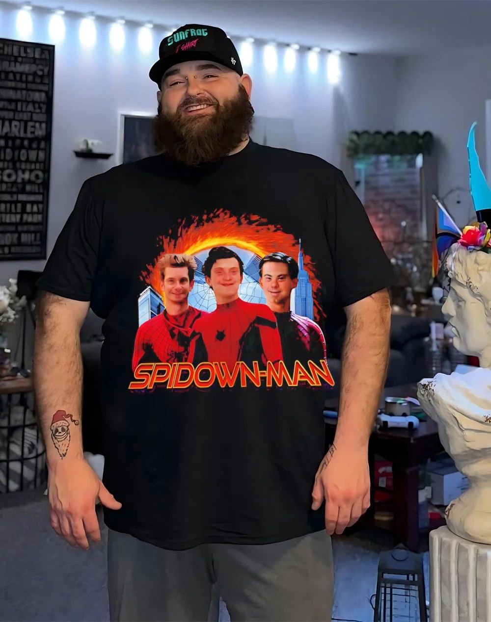 Spiderman down syndrone spidown-man shirt