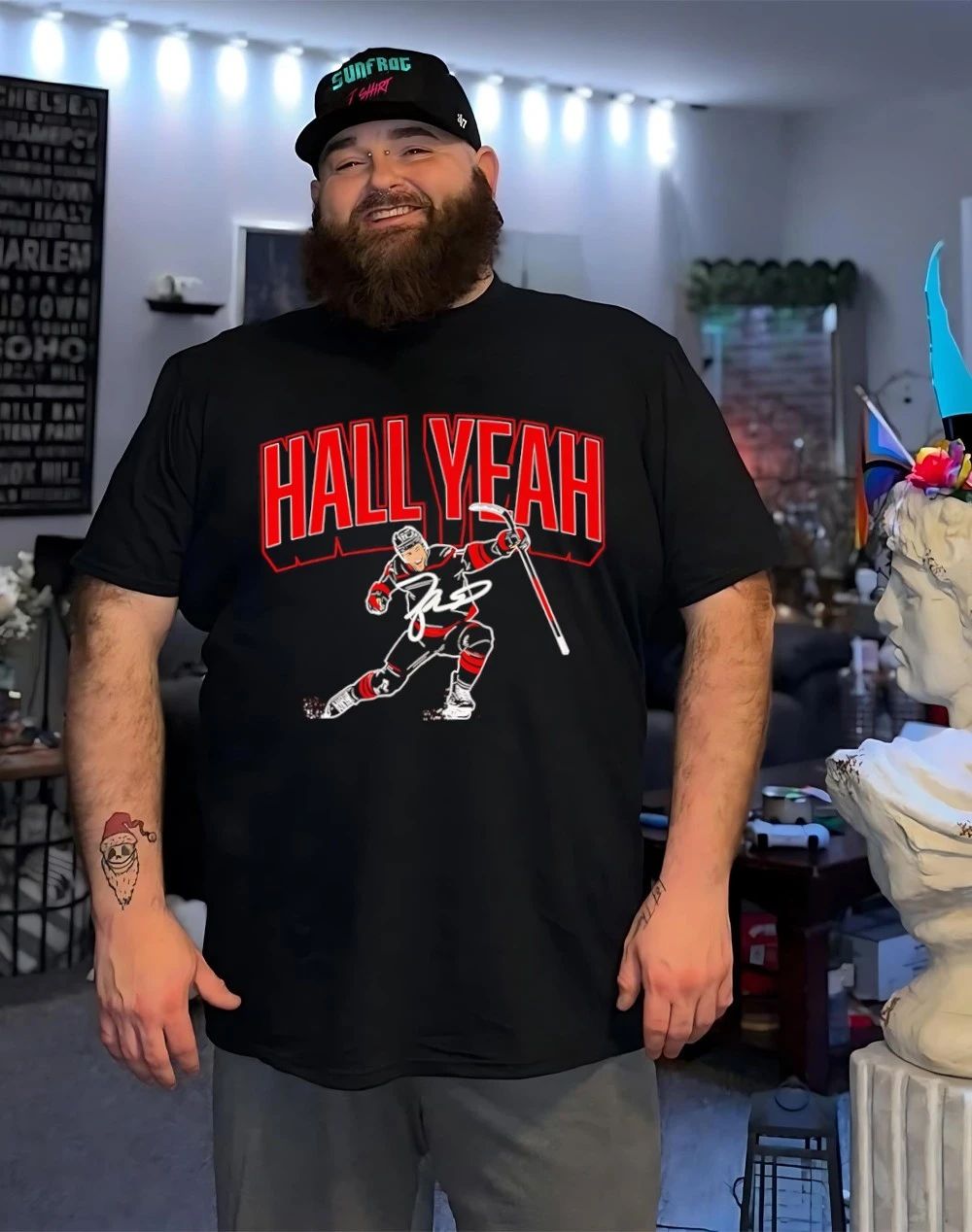 Taylor Hall Carolina Hurricanes Hall Yeah cartoon shirt