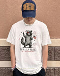 Raccoon Feral And Free America 250th Independence Shirt