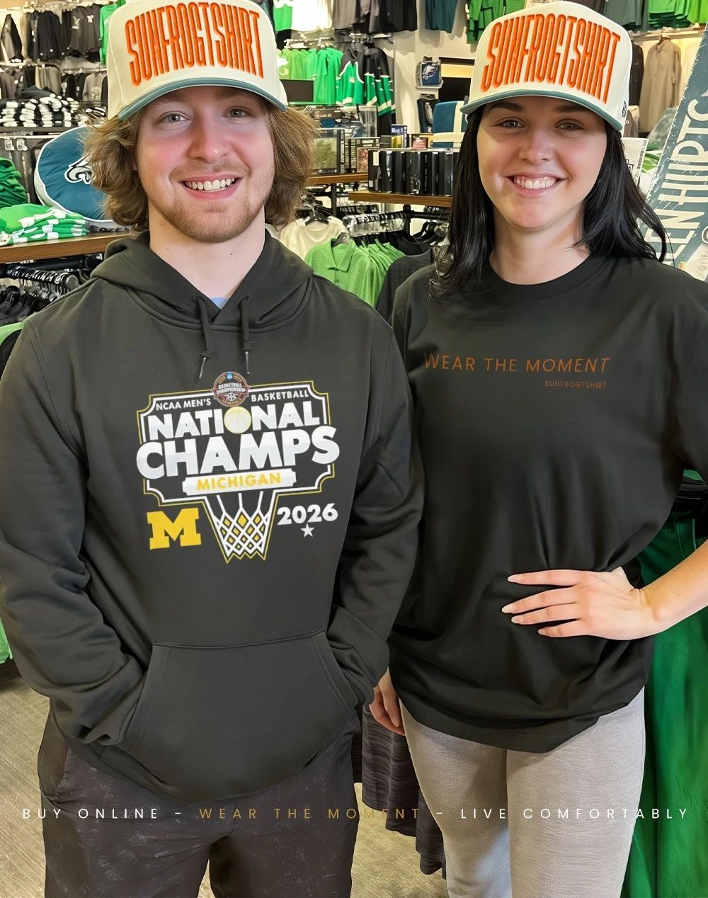 Michigan Wolverines 2026 NCAA Men’s Basketball National Champions T-Shirt