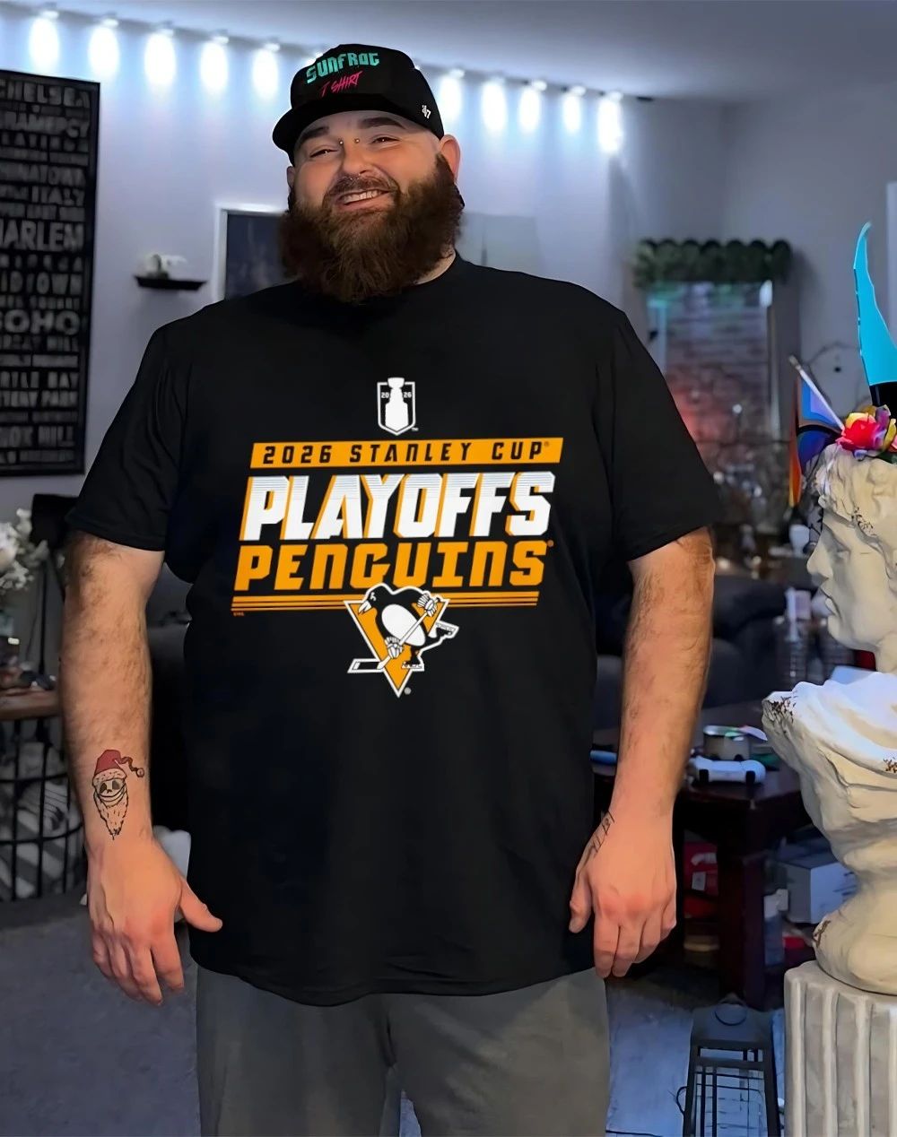 Pittsburgh Penguins 2026 Stanley Cup Playoffs logo shirt