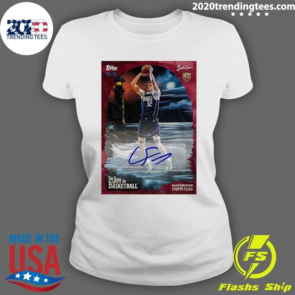 Mavericks Cooper Flagg The Joy Of Basketball Card Shirt