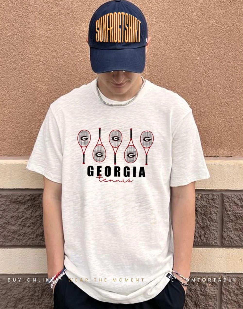 Georgia Tennis logo graphic shirt