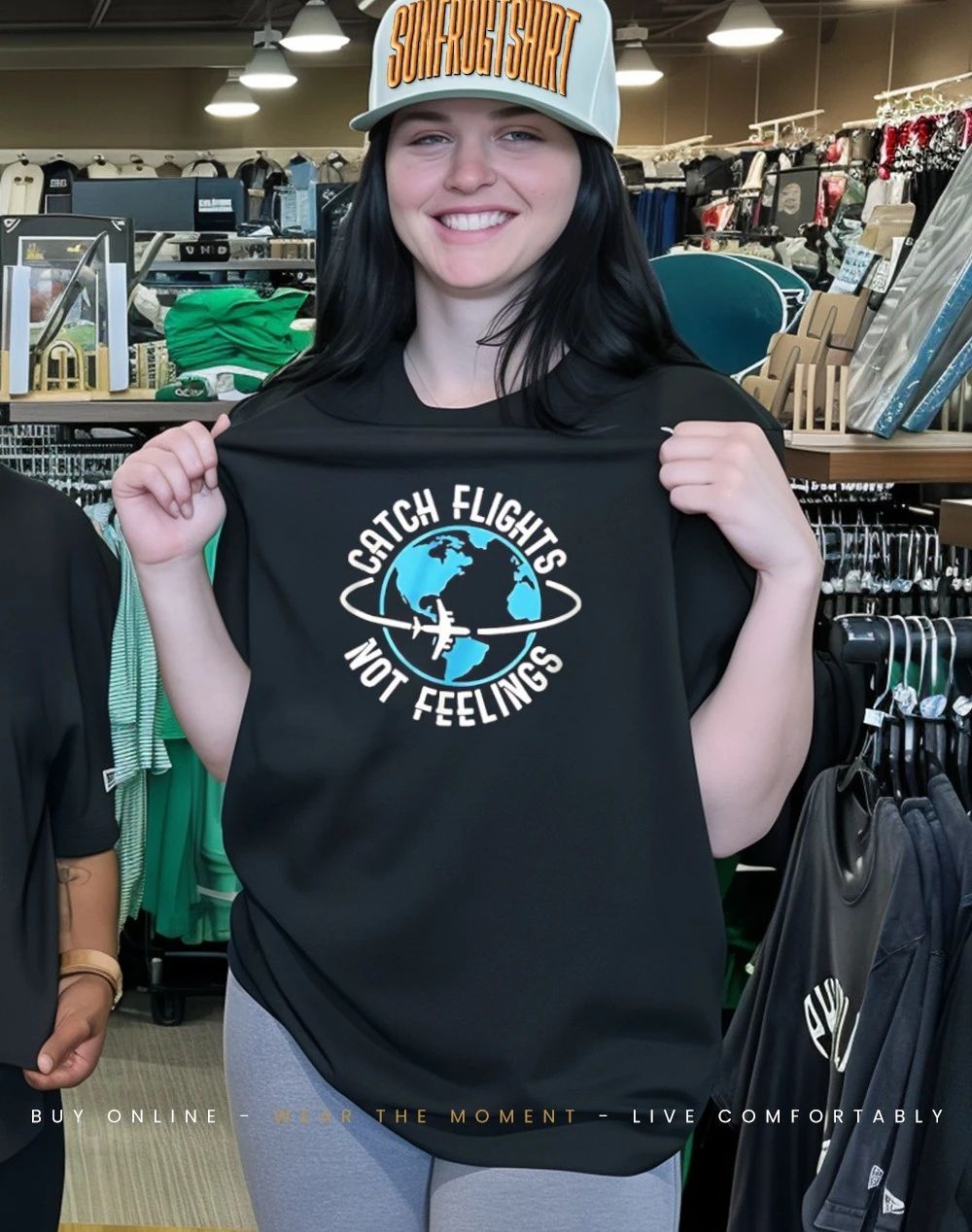 Catch flights not feelings shirt