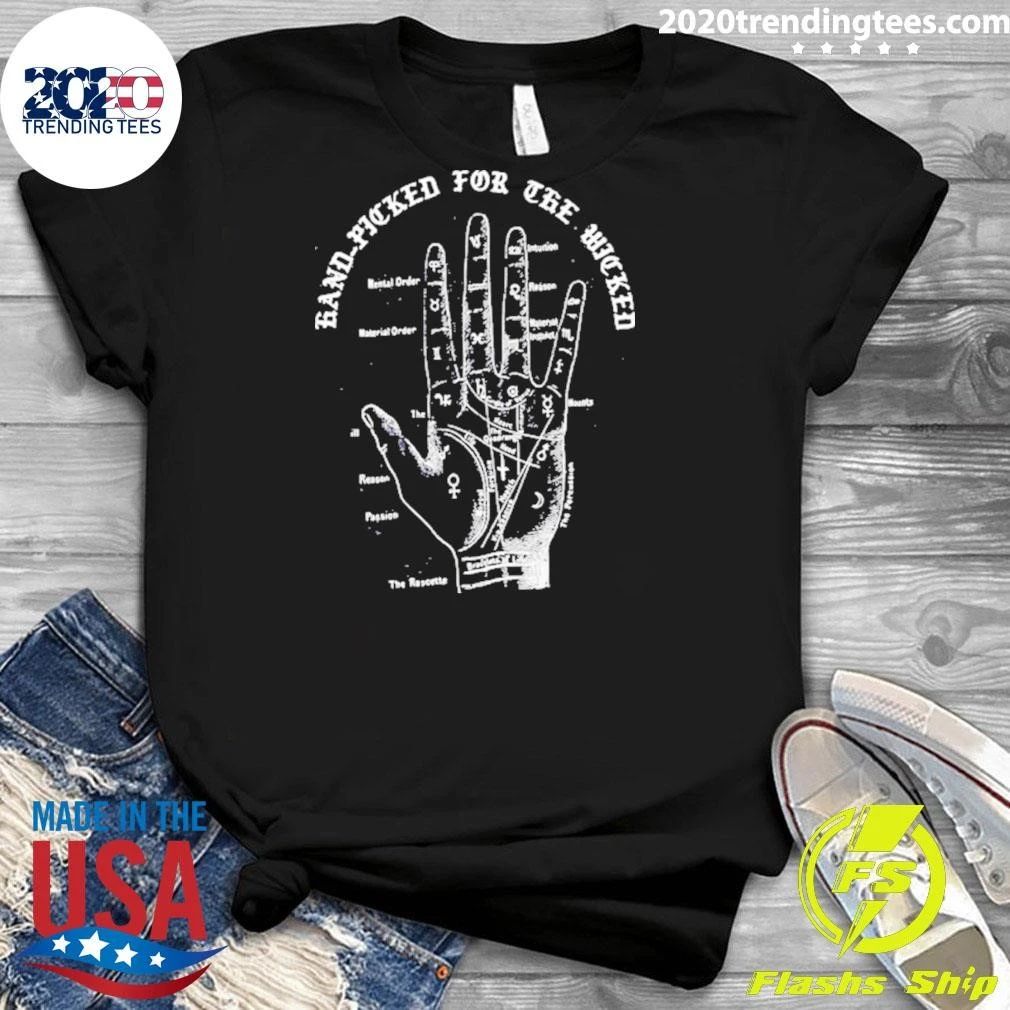 Hand-picked For The Wicked Palmistry Hand Shirt