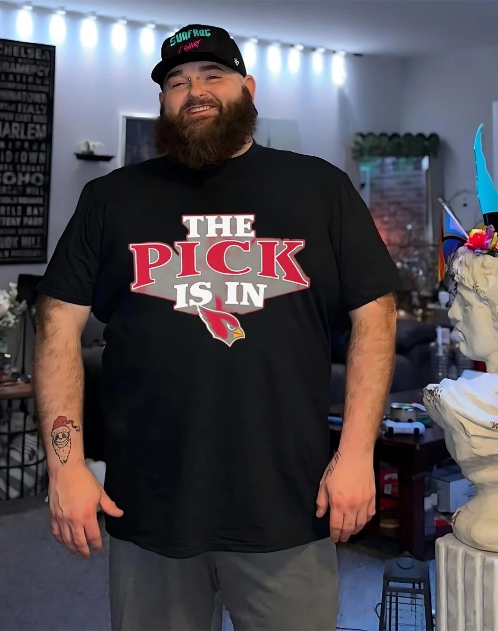 Arizona Cardinals The Pick Is In logo shirt