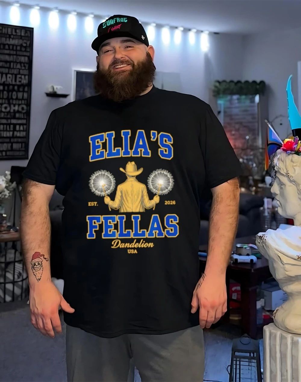 Ellas Fellas Dandelion USA est 2026 shirt