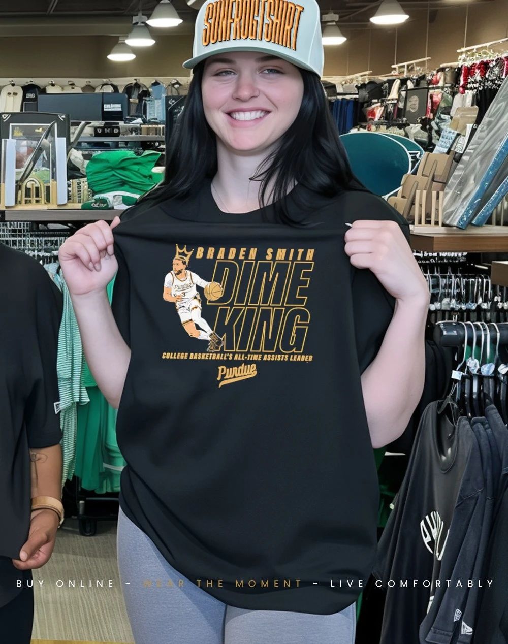 Purdue Basketball Braden Smith Dime King All-Time Assists Record shirt