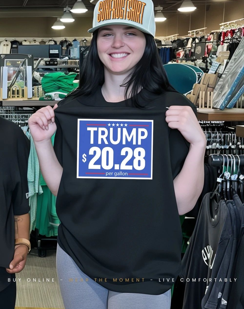 Trump Gas Price 20.28 Per Gallon Political shirt