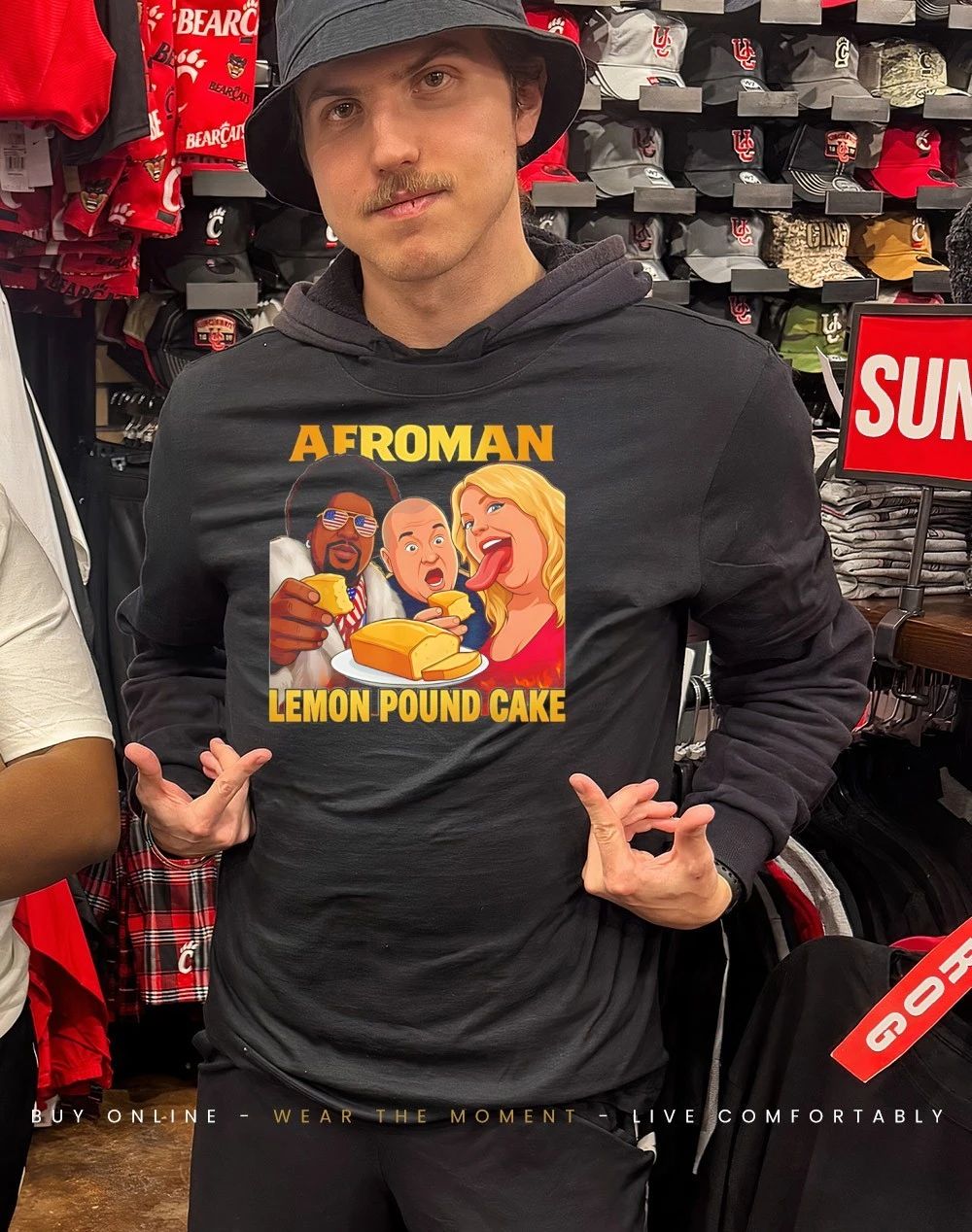 Afroman Lemon Pound Cake caricature shirt
