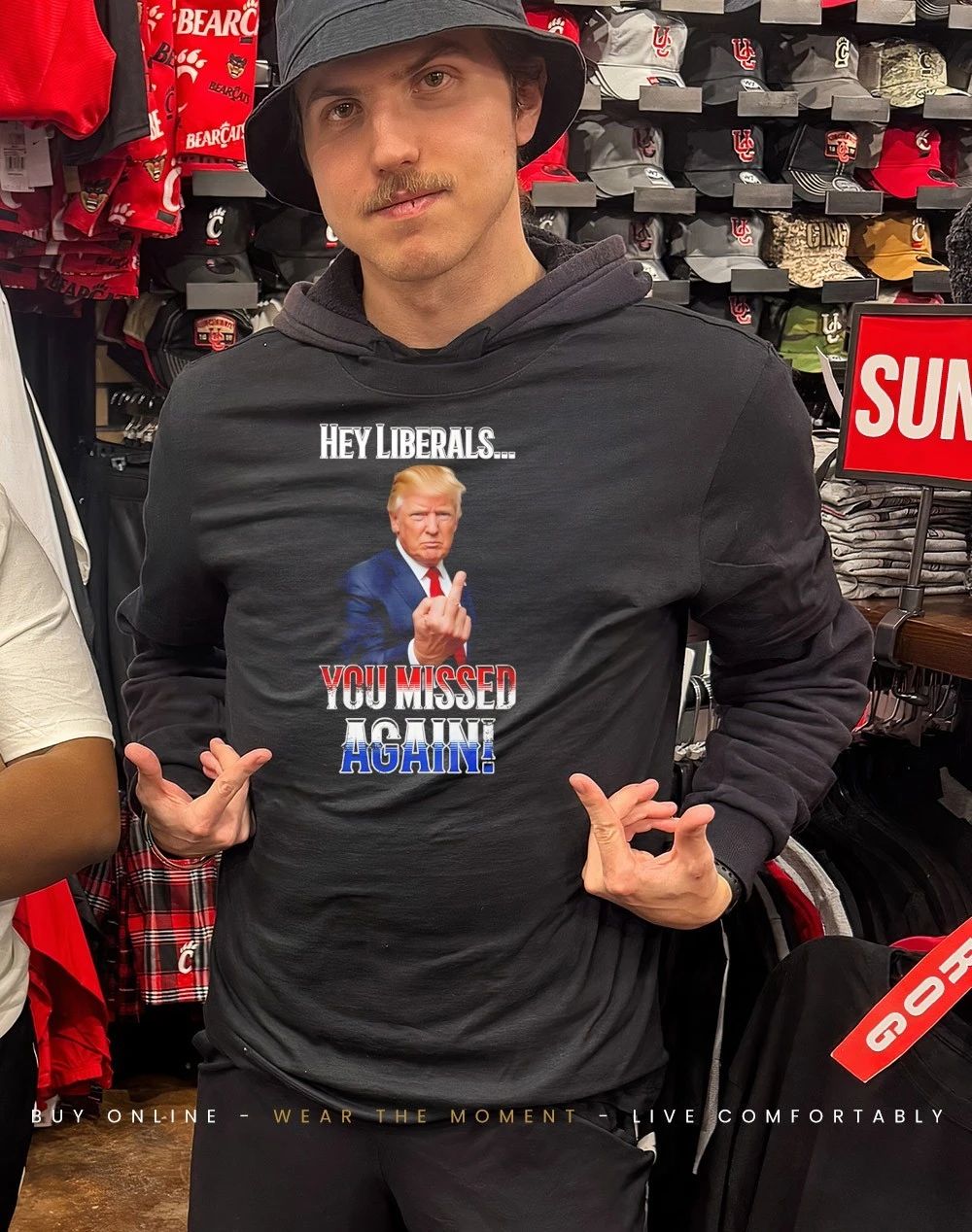Hey Liberals You Missed Again Trump shirt