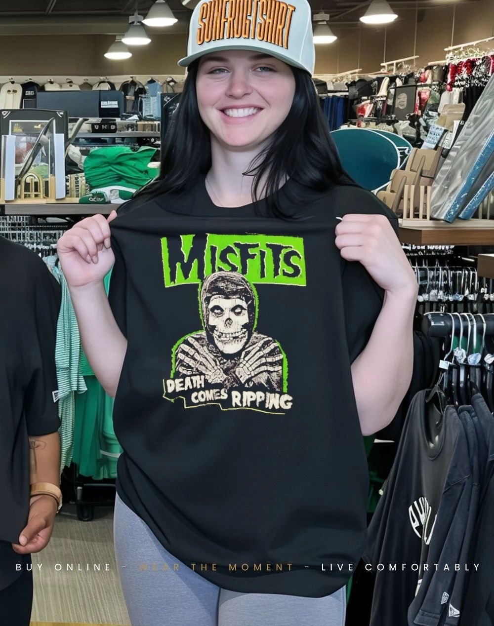 Misfits French Terry death comes ripping shirt