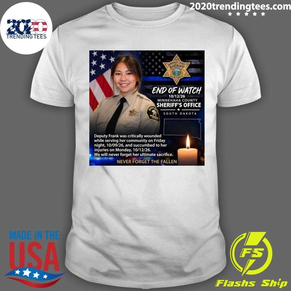 Minnehaha County, SD Sheriff’s Deputy Katherine Ann Frank died October 12, 2026 Shirt