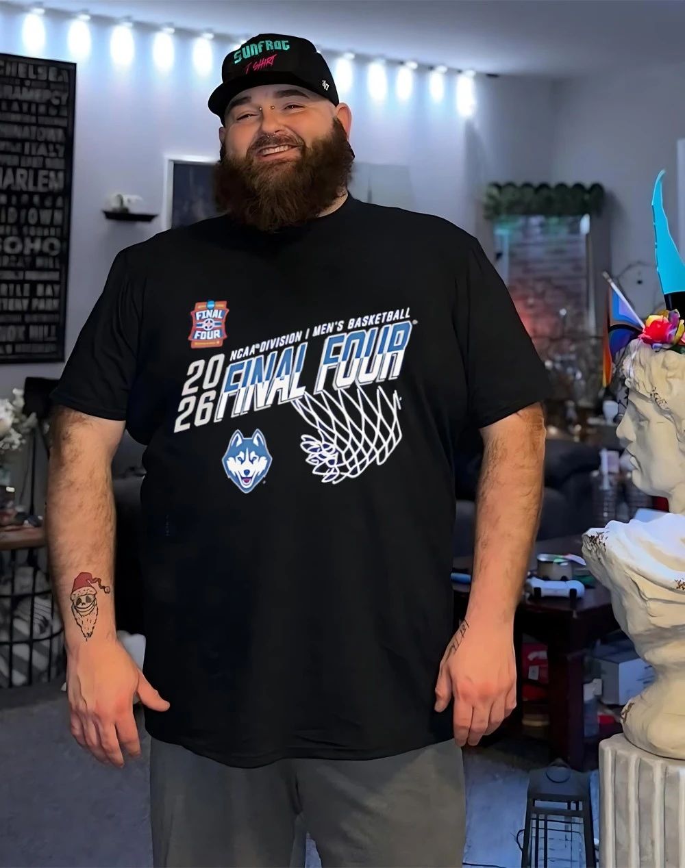 UConn Huskies 2026 NCAA Men’s Basketball Tournament March Madness Final Four Core shirt