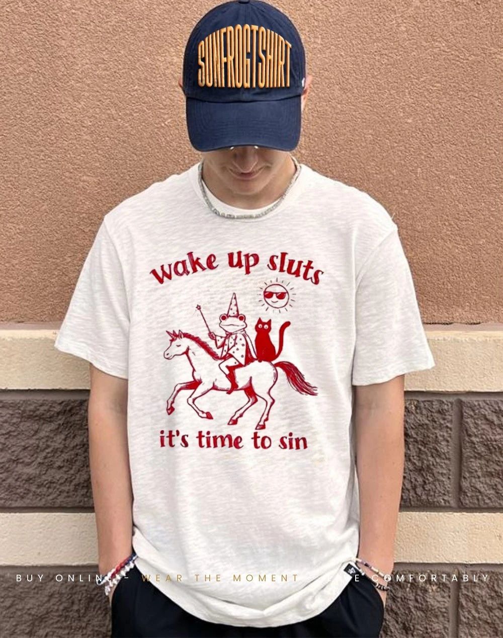 Wake up sluts it’s time to sin frogs shirt