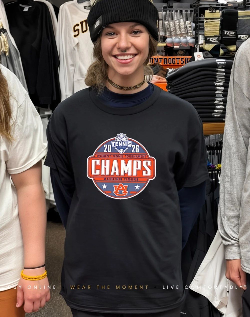 Auburn Tigers Women’s Tennis 2026 SEC Champions Locker Room shirt