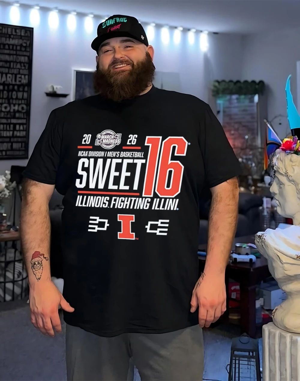 Illinois Fighting Illini 2026 NCAA March Madness Sweet 16 Bound shirt