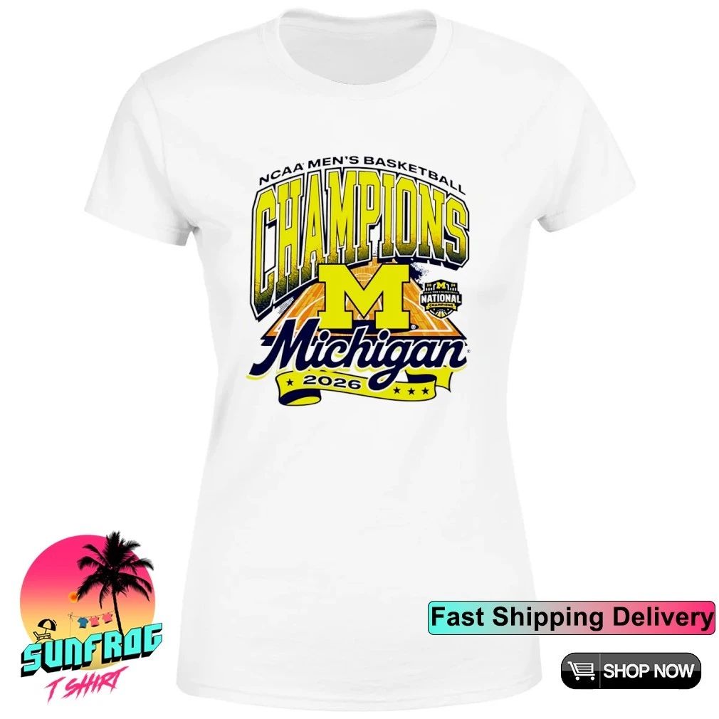 Michigan Wolverines 2026 Men’s Basketball National Champions stadium shirt