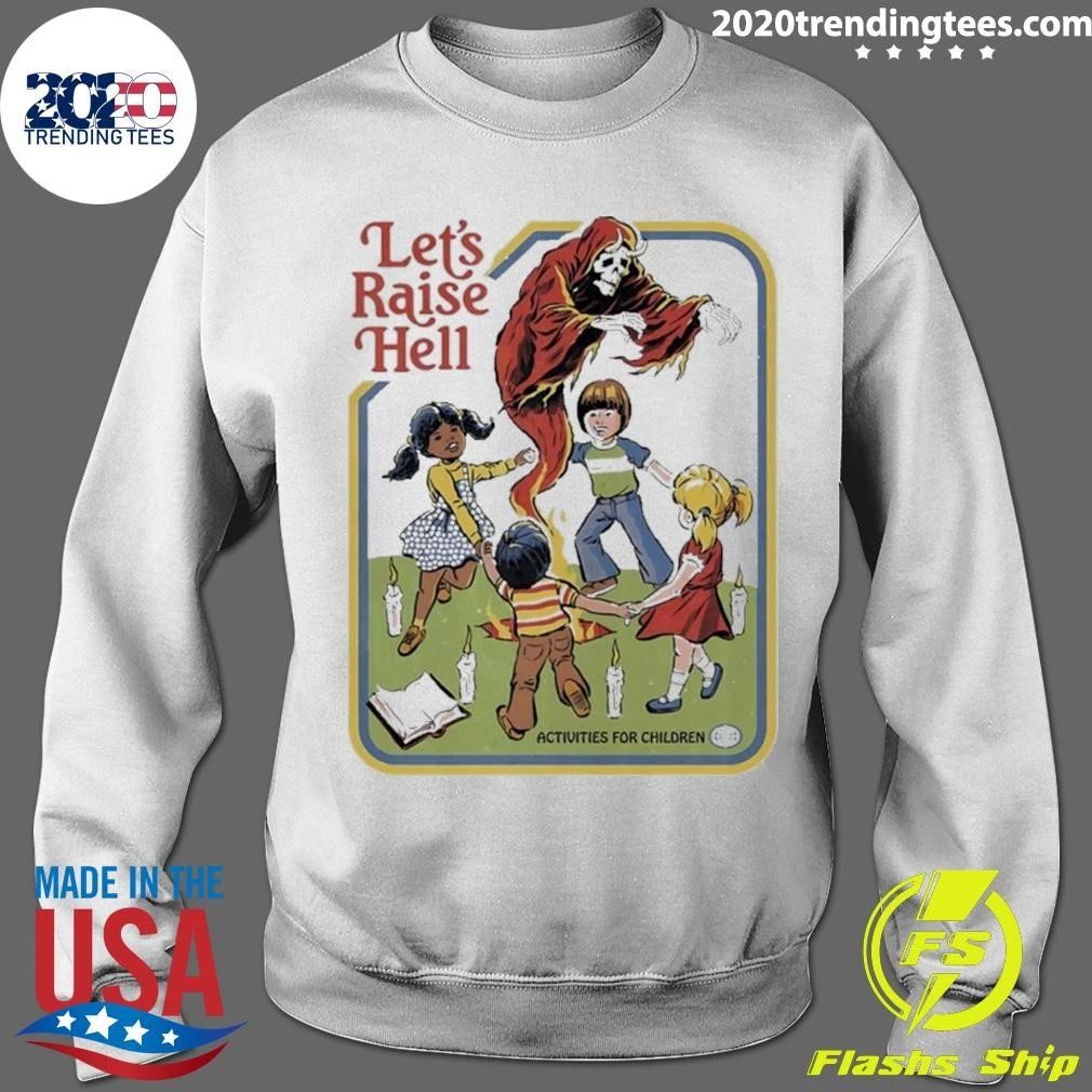 Let’s Raise Hell Activities for Children Retro Shirt