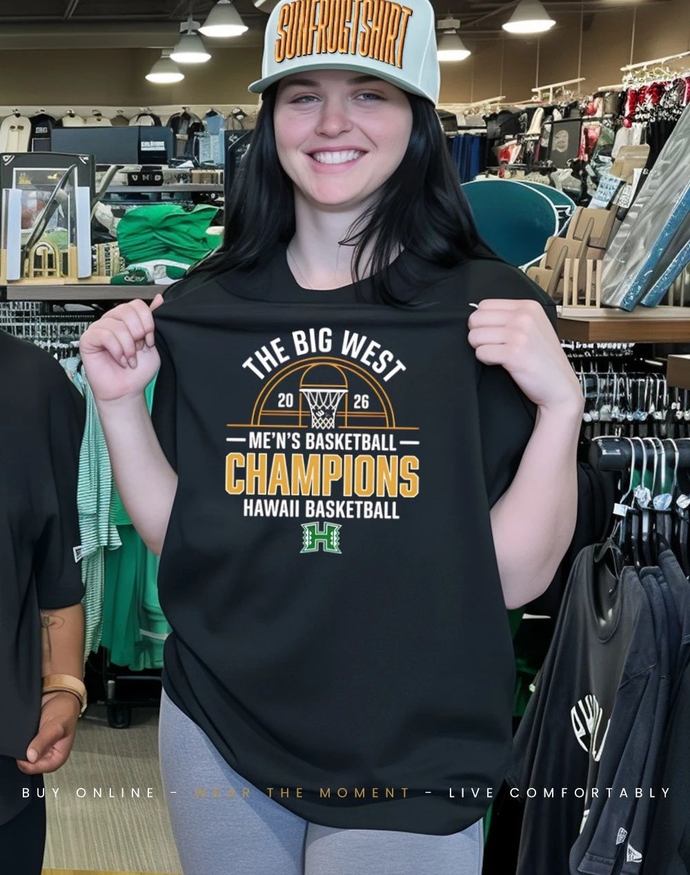 2026 The Big West Credit Union 1 Men’s Basketball Champions Hawaii Basketball shirt