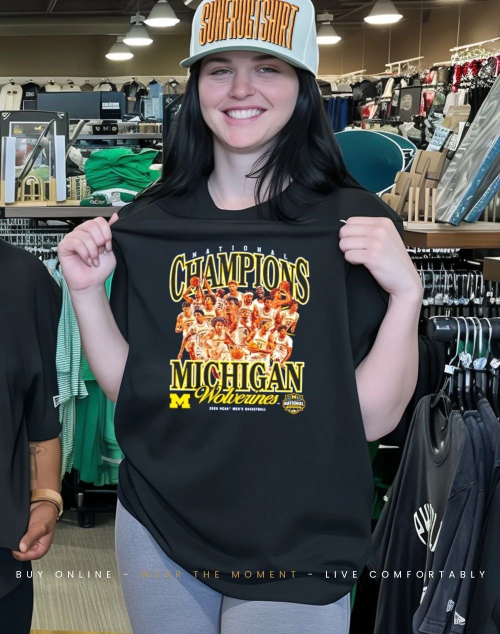 Michigan Mens Basketball National Champions NCAA March Madness 2026 Team Collage shirt