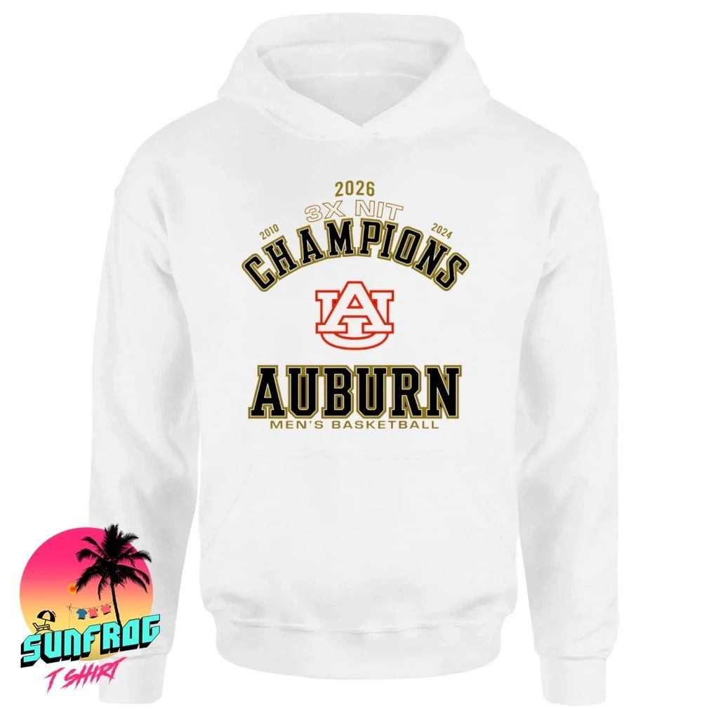 Auburn Tigers Men’s Basketball 3x NIT Champions 2026 shirt